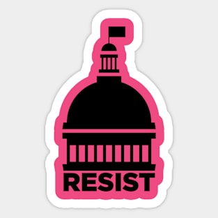 RESIST WH-B Sticker